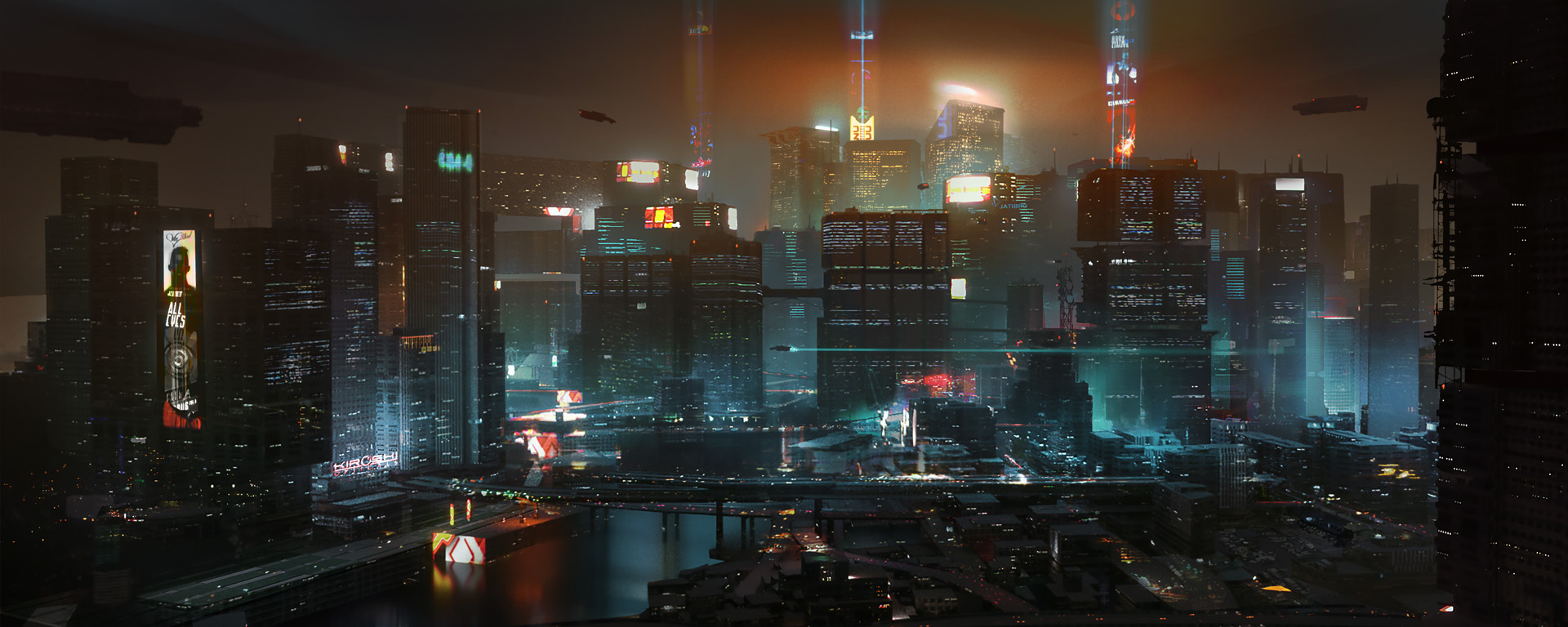 картинки cyberpunk город фото 102