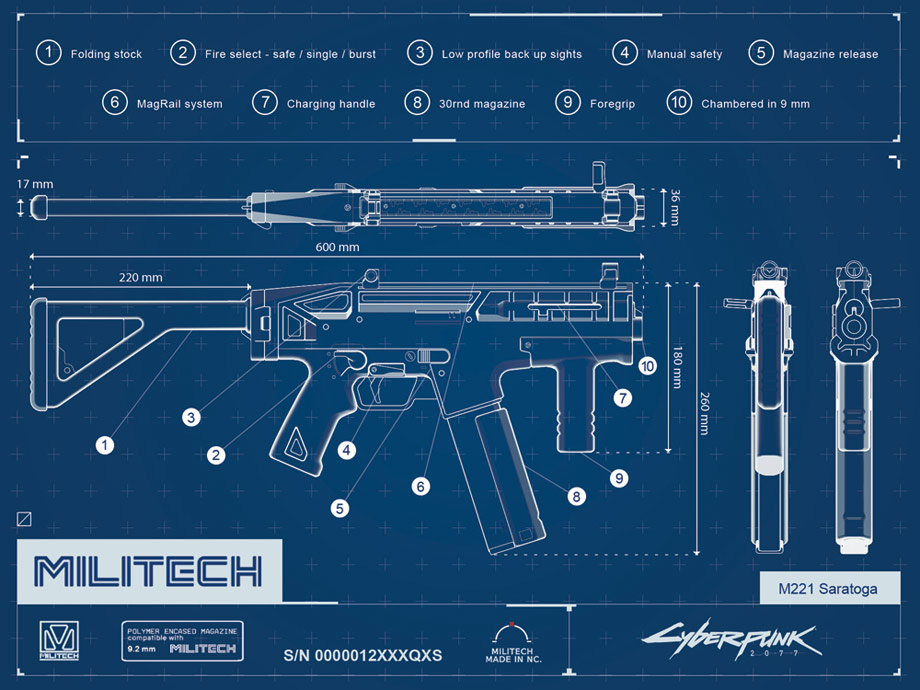 Cyberpunk 2077 Weapons and Items