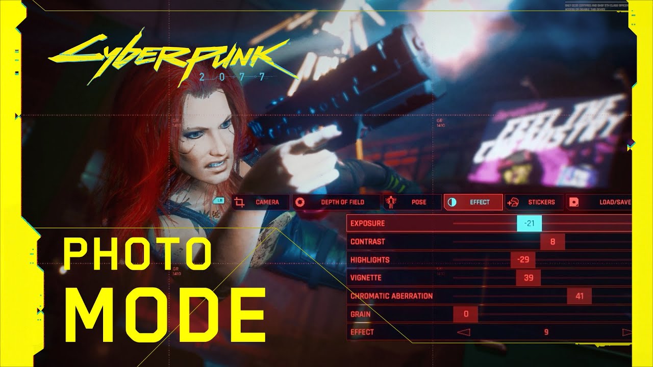 Cyberpunk 2077 Photo mode revealed in new video