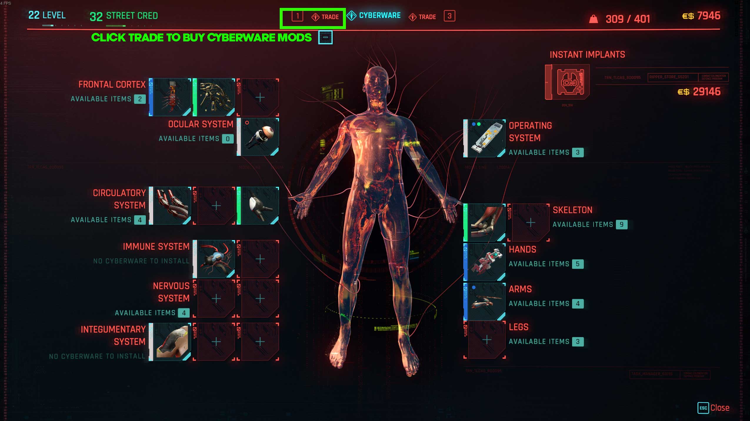 Cyberpunk character creation menu фото 110