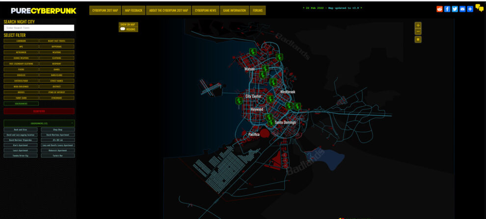 Edgerunners map